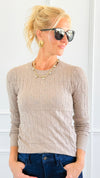 Hailey Knit Pullover Top - Camel-140 Sweaters-Cielo-Coastal Bloom Boutique, find the trendiest versions of the popular styles and looks Located in Indialantic, FL