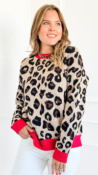 City Jungle Statement Sweater-140 Sweaters-Q2-Coastal Bloom Boutique, find the trendiest versions of the popular styles and looks Located in Indialantic, FL