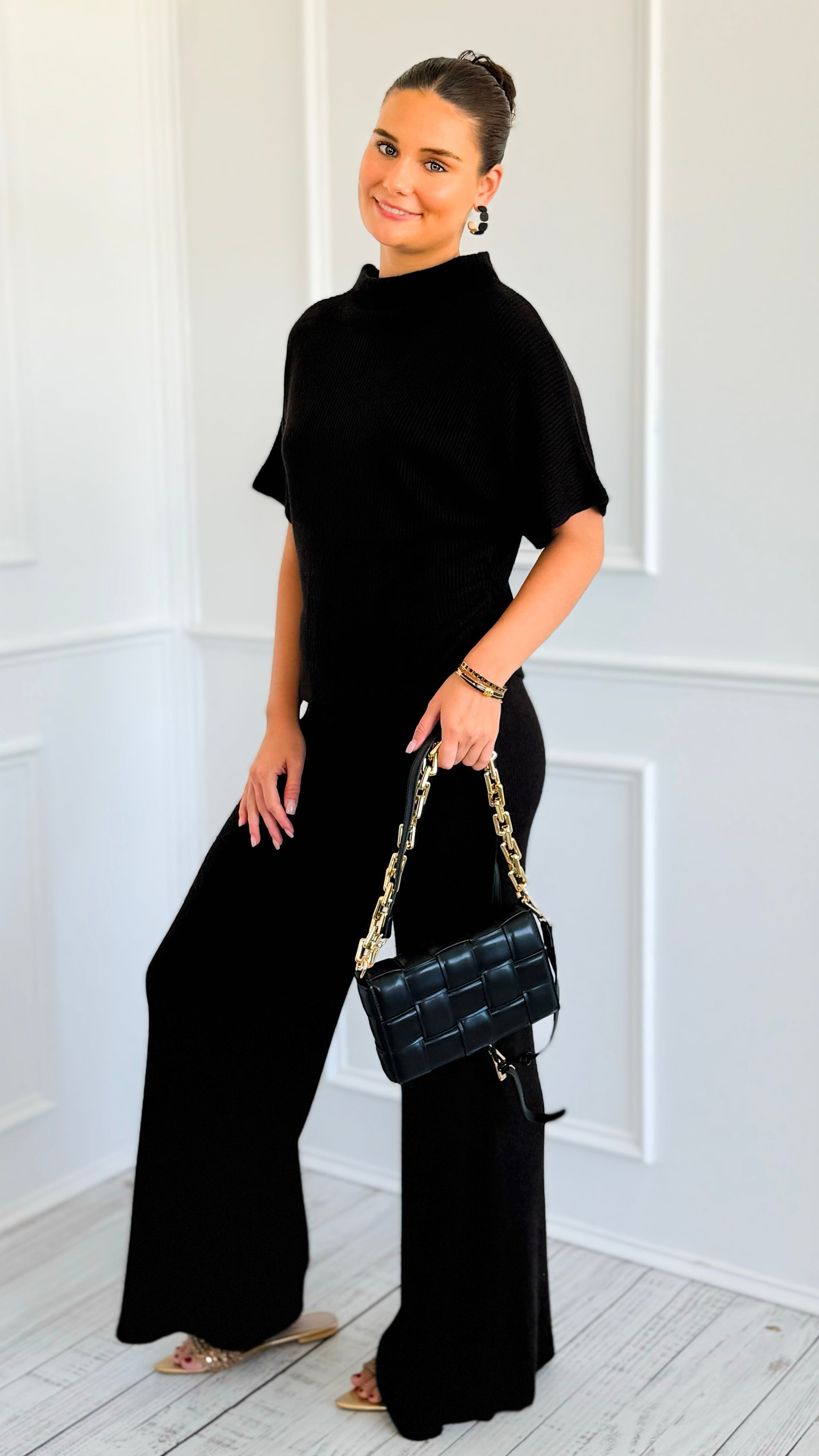 The Art of Staying In Set - Black-210 Loungewear/Sets-Zenana-Coastal Bloom Boutique, find the trendiest versions of the popular styles and looks Located in Indialantic, FL