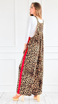 Wild at Heart Leopard Overalls-200 Dresses/Jumpsuits/Rompers-oddi-Coastal Bloom Boutique, find the trendiest versions of the popular styles and looks Located in Indialantic, FL