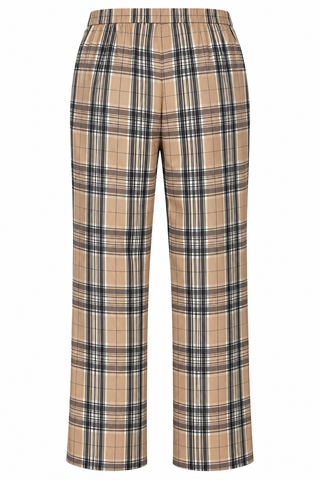 Plaid Ankle Pants