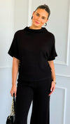 The Art of Staying In Set - Black-210 Loungewear/Sets-Zenana-Coastal Bloom Boutique, find the trendiest versions of the popular styles and looks Located in Indialantic, FL