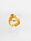 Sculpted Gemstone Ring - MOP-230 Jewelry-Betty Carre-Coastal Bloom Boutique, find the trendiest versions of the popular styles and looks Located in Indialantic, FL