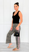 Power Play Contrast Panel Pants-170 Bottoms-BIBI-Coastal Bloom Boutique, find the trendiest versions of the popular styles and looks Located in Indialantic, FL