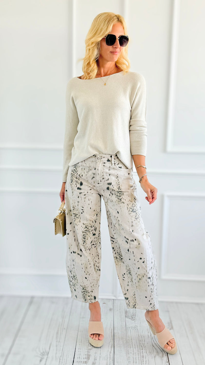 Artful Ease Relaxed Pants-170 Bottoms-Kan Can USA-Coastal Bloom Boutique, find the trendiest versions of the popular styles and looks Located in Indialantic, FL