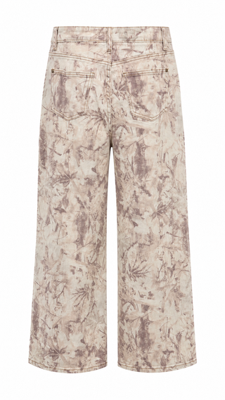 Woodland Camo Wide Leg Jeans