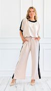 Effortless Chic Pant Set with Dolman Sleeve Top-170 Bottoms-Jodifl-Coastal Bloom Boutique, find the trendiest versions of the popular styles and looks Located in Indialantic, FL