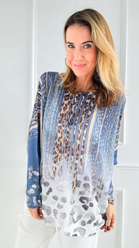 Wild Stripes Italian St Tropez Knit-140 Sweaters-Italianissimo-Coastal Bloom Boutique, find the trendiest versions of the popular styles and looks Located in Indialantic, FL