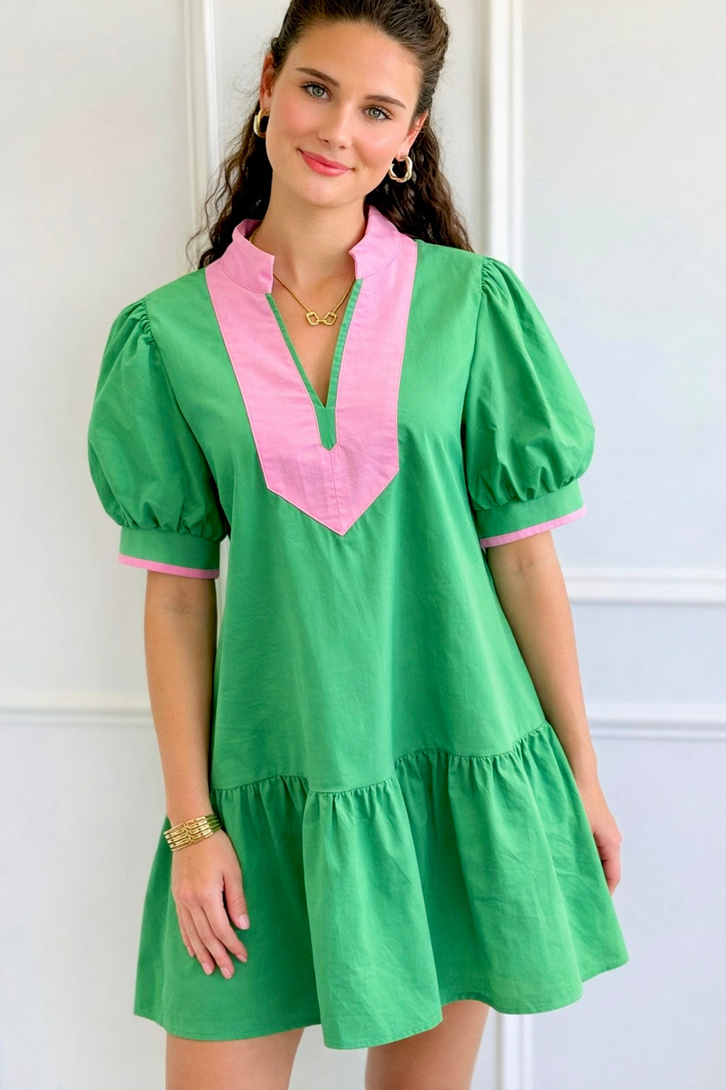 Sweet Contrast Dress