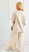 Starlit Comfort Relaxed Set-210 Loungewear/Sets-Blue Velvet-Coastal Bloom Boutique, find the trendiest versions of the popular styles and looks Located in Indialantic, FL