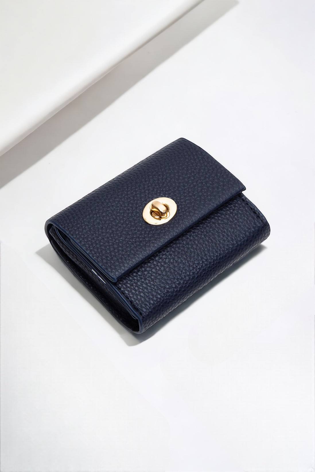 Faux Leather Card Holder Wallet - Navy-240 Bags-Wona Trading-Coastal Bloom Boutique, find the trendiest versions of the popular styles and looks Located in Indialantic, FL