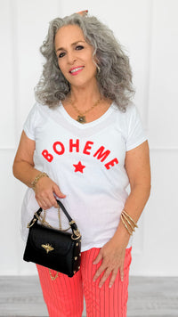 Starlit Spirit Italian T-Shirt-110 short Sleeve Top-LY PARIS-Coastal Bloom Boutique, find the trendiest versions of the popular styles and looks Located in Indialantic, FL