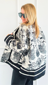 Adorable Italian Jacket- Black-160 Jackets-K2-Coastal Bloom Boutique, find the trendiest versions of the popular styles and looks Located in Indialantic, FL