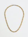 Stainless Steel Cuban Two Tone Necklace-230 Jewelry-ALEN JEWELRY-Coastal Bloom Boutique, find the trendiest versions of the popular styles and looks Located in Indialantic, FL