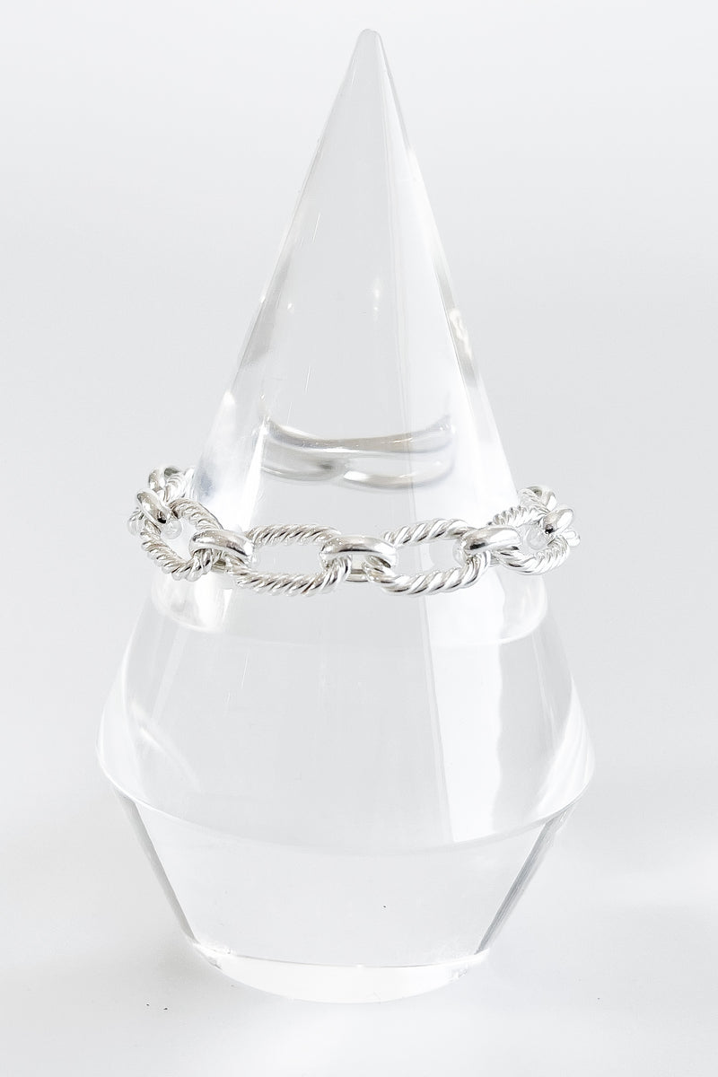 Sterling Silver Cable Twist Bracelet-230 Jewelry-Oriental Treasure-Coastal Bloom Boutique, find the trendiest versions of the popular styles and looks Located in Indialantic, FL