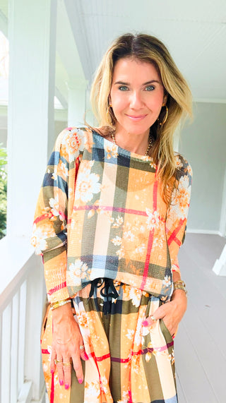 Autumn Bloom Italian St Tropez Knit