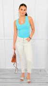 Desert Star Studded Italian Denim Pant-190 Denim-SASU UNICORN-Coastal Bloom Boutique, find the trendiest versions of the popular styles and looks Located in Indialantic, FL