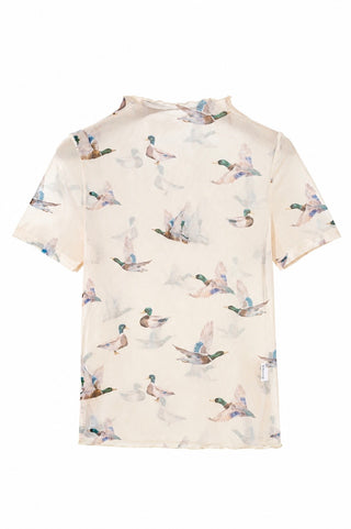 Mallard Sheer Mesh Top