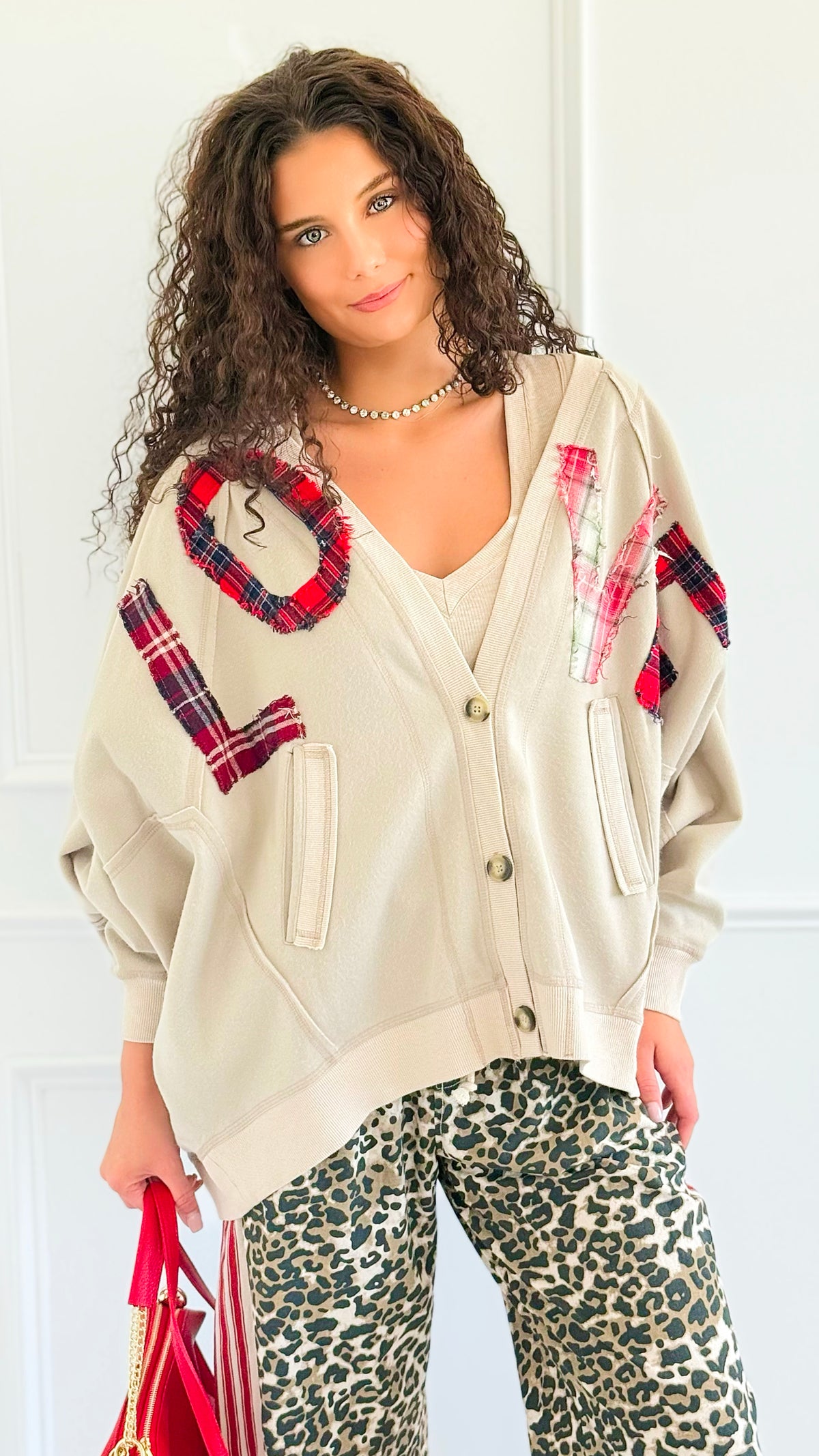 Patch & Cozy Knit Cardigan-150 Cardigan Layers-Blue Velvet-Coastal Bloom Boutique, find the trendiest versions of the popular styles and looks Located in Indialantic, FL