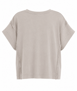 Star Studded Italian Top- Beige