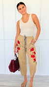 Garden Bloom Relaxed Pants-170 Bottoms-oddi-Coastal Bloom Boutique, find the trendiest versions of the popular styles and looks Located in Indialantic, FL