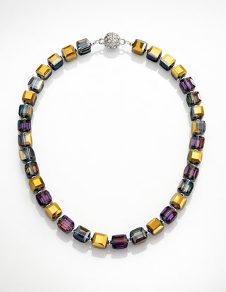 Dark Romance Magnetic Necklace - Smoky Gold
