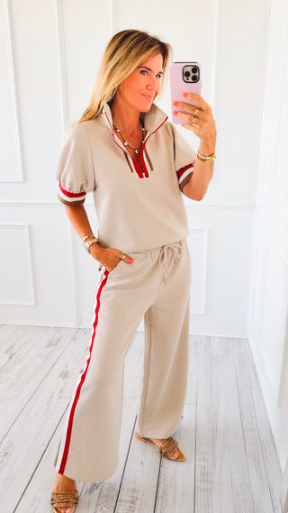 The Sport Luxe Set - Beige