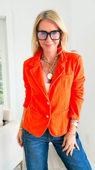 The Ini Italian Blazer - Orange