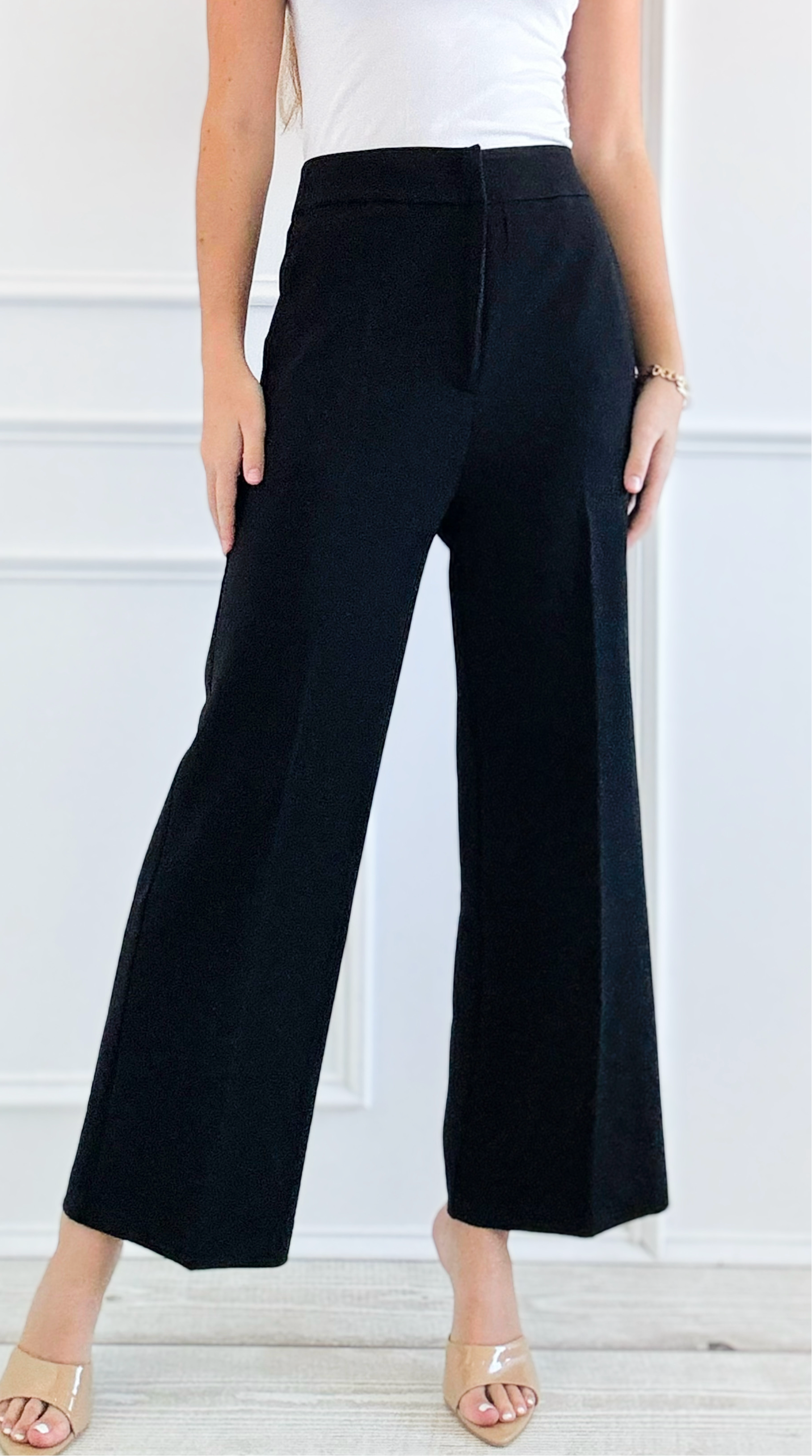 Uptown Straight Pants-170 Bottoms-Michel-Coastal Bloom Boutique, find the trendiest versions of the popular styles and looks Located in Indialantic, FL