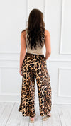 Leopard Wide Pants-170 Bottoms-she+sky-Coastal Bloom Boutique, find the trendiest versions of the popular styles and looks Located in Indialantic, FL