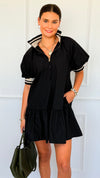 Game On Half Zip Mini Dress-200 Dresses/Jumpsuits/Rompers-entro-Coastal Bloom Boutique, find the trendiest versions of the popular styles and looks Located in Indialantic, FL