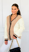 Braided Harmony Button Jacket-160 Jackets-ROUSSEAU-Coastal Bloom Boutique, find the trendiest versions of the popular styles and looks Located in Indialantic, FL