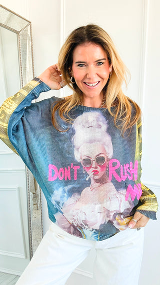 Don't Rush Me Italian St Tropez Knit