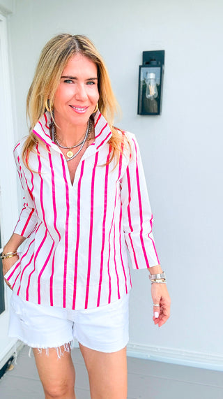 Modern Classic Top - Pink