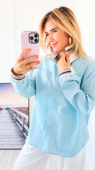 CB Custom - Coastal Collar Italian Top