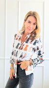 Treat Moment Long Sleeve Shirt-130 Long Sleeve Tops-Dizzy Lizzie-Coastal Bloom Boutique, find the trendiest versions of the popular styles and looks Located in Indialantic, FL