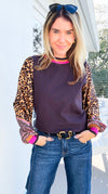 Fusion Fate Sweater-140 Sweaters-Fate By LFD-Coastal Bloom Boutique, find the trendiest versions of the popular styles and looks Located in Indialantic, FL