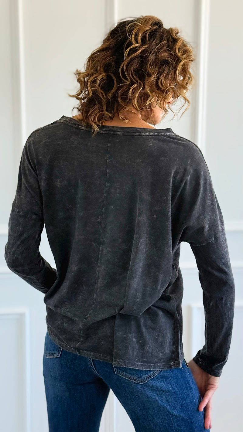 Starlit Dreams Top-130 Long Sleeve Tops-ROUSSEAU-Coastal Bloom Boutique, find the trendiest versions of the popular styles and looks Located in Indialantic, FL