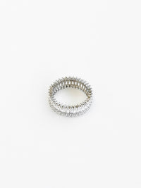 Sterling Silver CZ Station Baguette Band Ring-230 Jewelry-NYC-Coastal Bloom Boutique, find the trendiest versions of the popular styles and looks Located in Indialantic, FL
