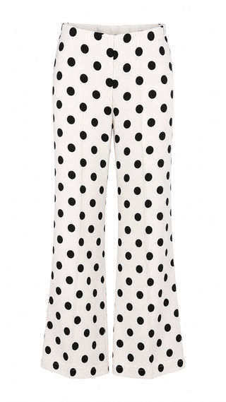 Polka Dot Straight Pants