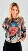 Mystic Gaze Italian St Tropez Sweater-140 Sweaters-SORPRESA-Coastal Bloom Boutique, find the trendiest versions of the popular styles and looks Located in Indialantic, FL