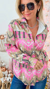 Dreamcatcher Sequin Embellished Button Up Blouse-130 Long Sleeve Tops-MAIN STRIP-Coastal Bloom Boutique, find the trendiest versions of the popular styles and looks Located in Indialantic, FL