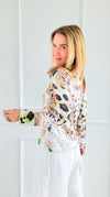 Wild Links Luxe Italian Jacket-160 Jackets-PARIS M-Coastal Bloom Boutique, find the trendiest versions of the popular styles and looks Located in Indialantic, FL