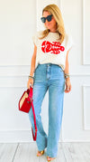 Sailor Vibes Italian Denim Pant-190 Denim-SASU UNICORN-Coastal Bloom Boutique, find the trendiest versions of the popular styles and looks Located in Indialantic, FL