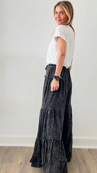 Watch Me Sway Mineral Washed Palazzo Pants-170 Bottoms-Oli & Hali-Coastal Bloom Boutique, find the trendiest versions of the popular styles and looks Located in Indialantic, FL