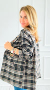 Bee Chic Italian Blazer- Gray-160 Jackets-TATTOO Z-Coastal Bloom Boutique, find the trendiest versions of the popular styles and looks Located in Indialantic, FL