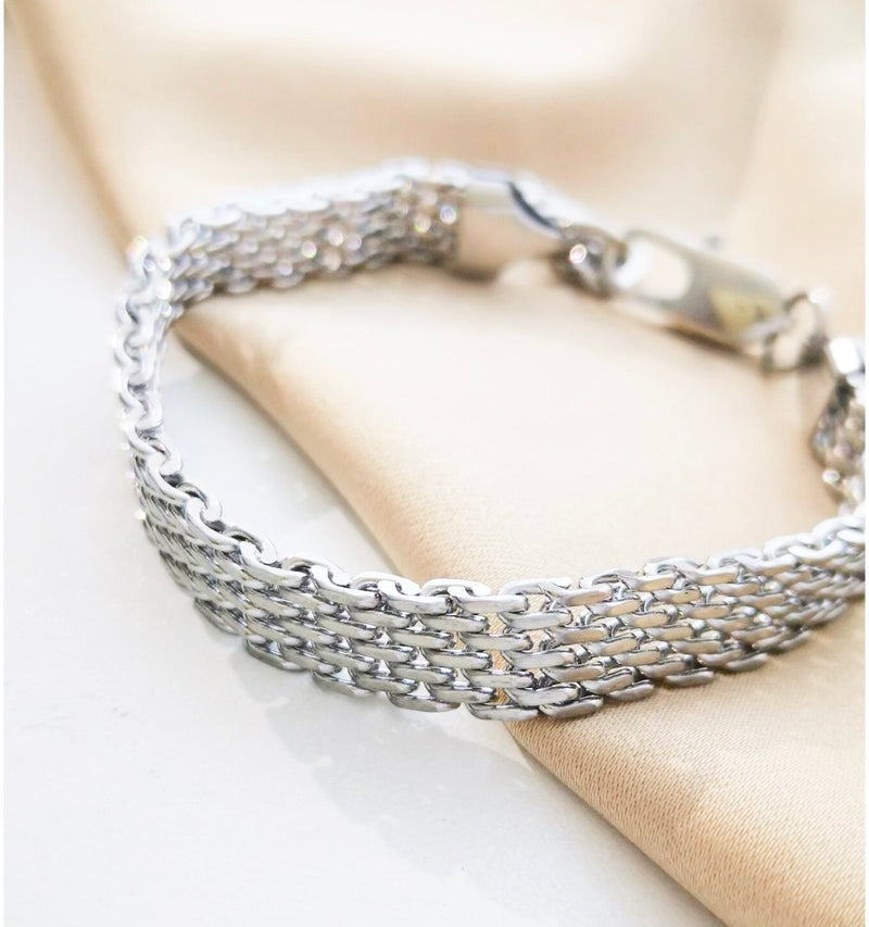 Stainless Steel Chain Link Bracelet-230 Jewelry-Darling-Coastal Bloom Boutique, find the trendiest versions of the popular styles and looks Located in Indialantic, FL