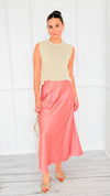 Isabella Italian Skirt- Dusty Rose-170 Bottoms-SEE YOU IN ROME-Coastal Bloom Boutique, find the trendiest versions of the popular styles and looks Located in Indialantic, FL