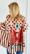 Twin Tigri Italian Jacket-160 Jackets-Italianissimo-Coastal Bloom Boutique, find the trendiest versions of the popular styles and looks Located in Indialantic, FL