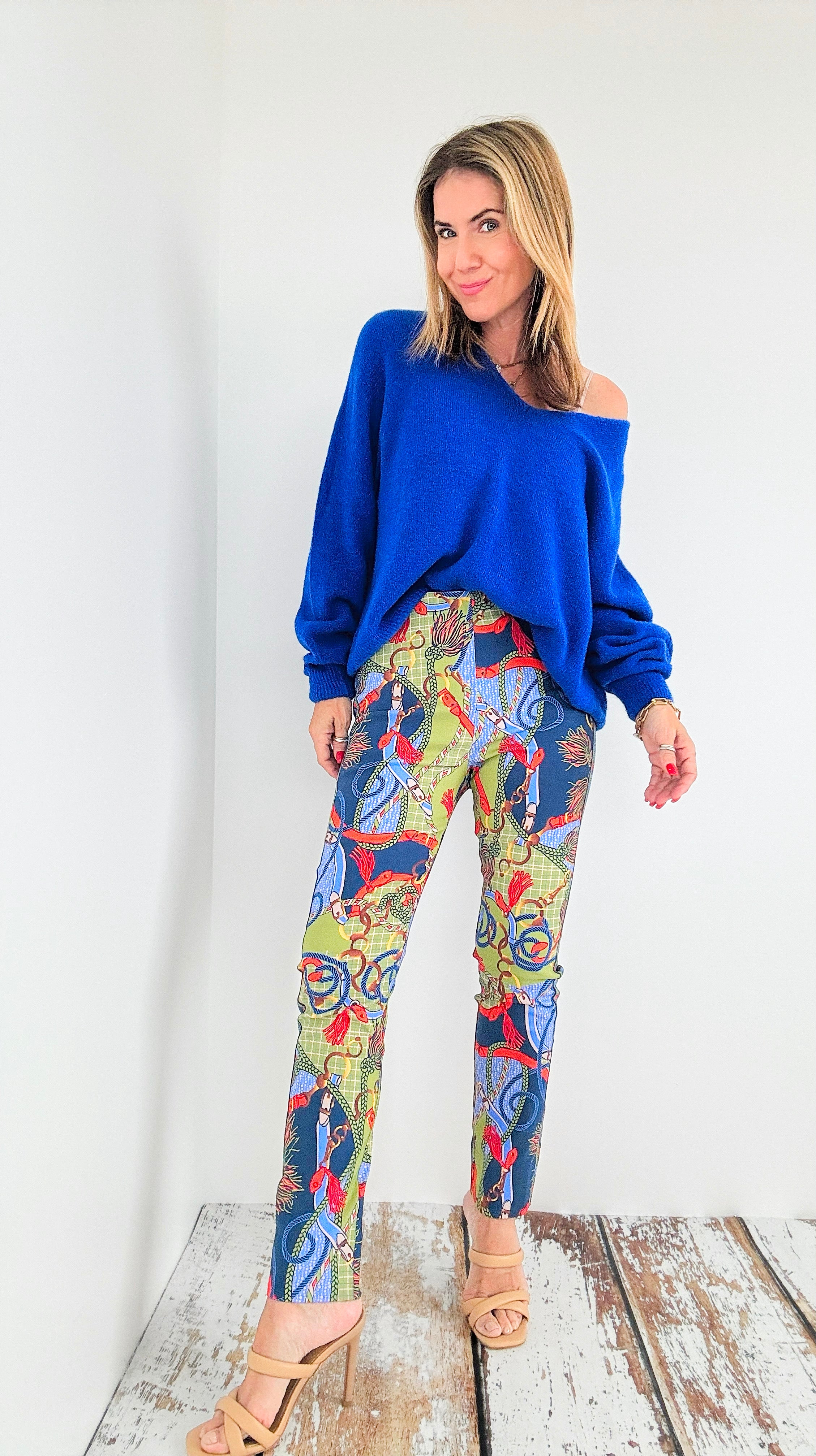 Savage Tango Printed Pants-170 Bottoms-Gretchen Scott-Coastal Bloom Boutique, find the trendiest versions of the popular styles and looks Located in Indialantic, FL